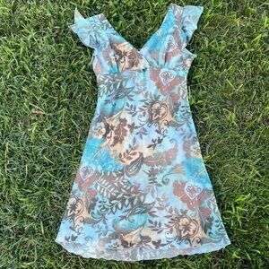 Y2K Mermaid Fairy Midi Dress Vintage Summer Dress